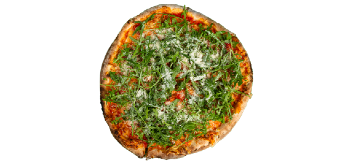 Pizza Ruccola Parmesan